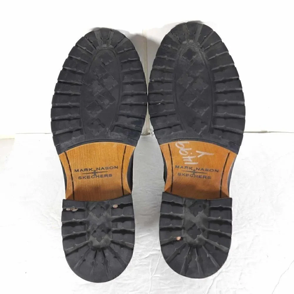 Marc Nason Men’s US 10,5 Brown Suede Leather Lace Up Ankle Chukka Boots Shoes